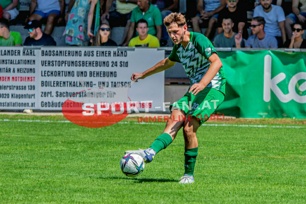 ASV Klagenfurt - Donau Klagenfurt | Nikolaus Ziehaus (SV Donau Klagenfurt #20) ; ASV Klagenfurt - Donau Klagenfurt am 31.07.2022 in Klagenfurt
(ASV Platz Annabichl), AUSTRIA, (Photo by Ernst Krawagner sport-fan.at) - Realisiert mit Pictrs.com