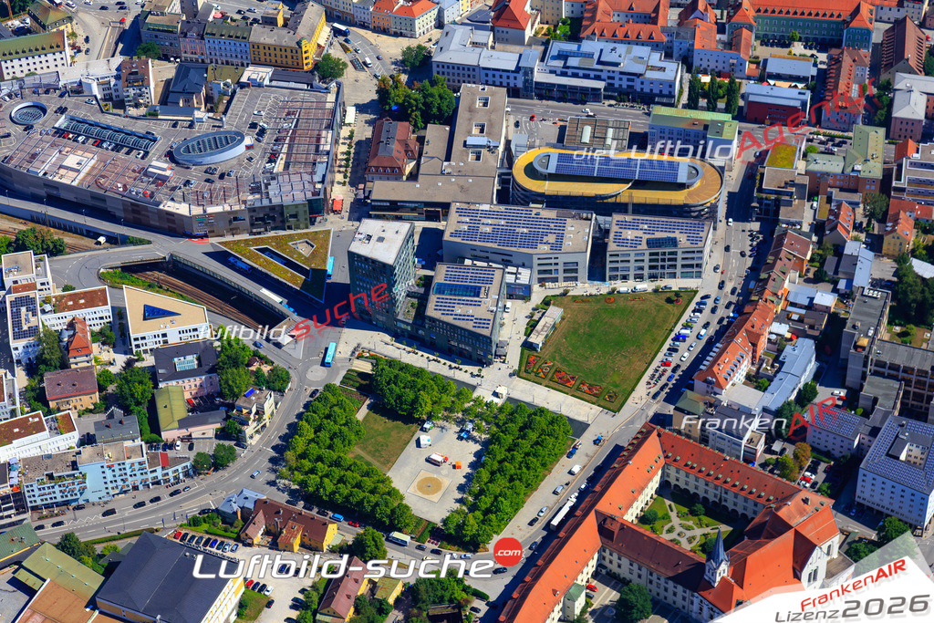 Die Luftaufnahme der Stadt Passau wurde 2017 vom Flugzeug heraus erstellt ( keine Drohne )- hohe Auflösung für beste Qualität