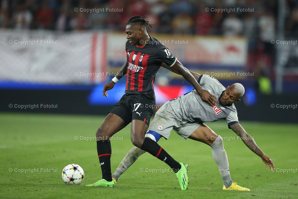 A_LUI_20220906_0017 | SPORT FUSSBALL CHAMPIONS LEAGUE FC RED BULL SALZBURG VS AC MILAN

IM BILD: Rafael Leão ( AC Mailand ), Fernando Dos Santos Pedro (RBS)


FOTO:FOTOLUI/UW