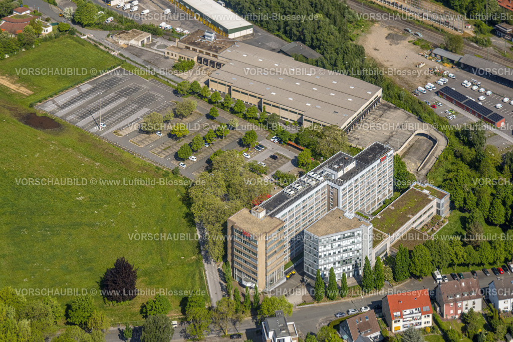 Dortmund230503793 | Luftbild, DSW 21 Dortmunder Stadtwerke, Hauptverwaltung Deggingstraße mit Wiesenfläche, Westfalendamm, Dortmund, Ruhrgebiet, Nordrhein-Westfalen, Deutschland
