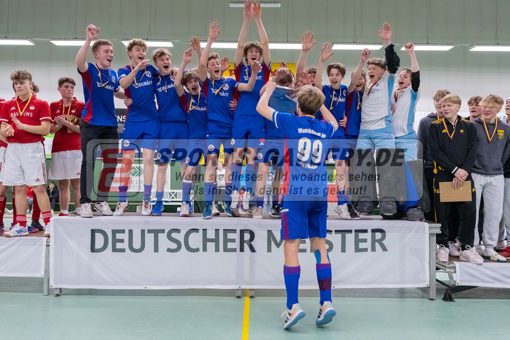 HK_20230305_106382 | Deutsche Meisterschaft MU16 Finale Mannheimer HC - Rot-Weiss Köln / Ehrungen am 5.3.2023 RWK, Köln ,