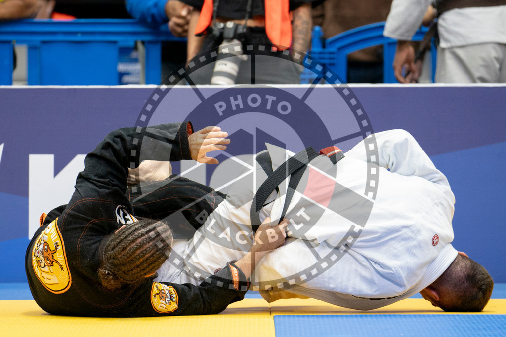 20240124PBB02281 | Fighters compete during the second day of the IBJJF European Championship in Paris, France, on January 24, 2024.