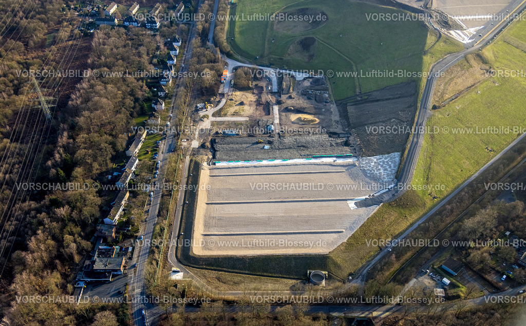 Herne240104115 | Luftbild, Zentraldeponie Baustelle Emscherbruch Im Eichkamp, Resser Mark, Gelsenkirchen, Ruhrgebiet, Nordrhein-Westfalen, Deutschland