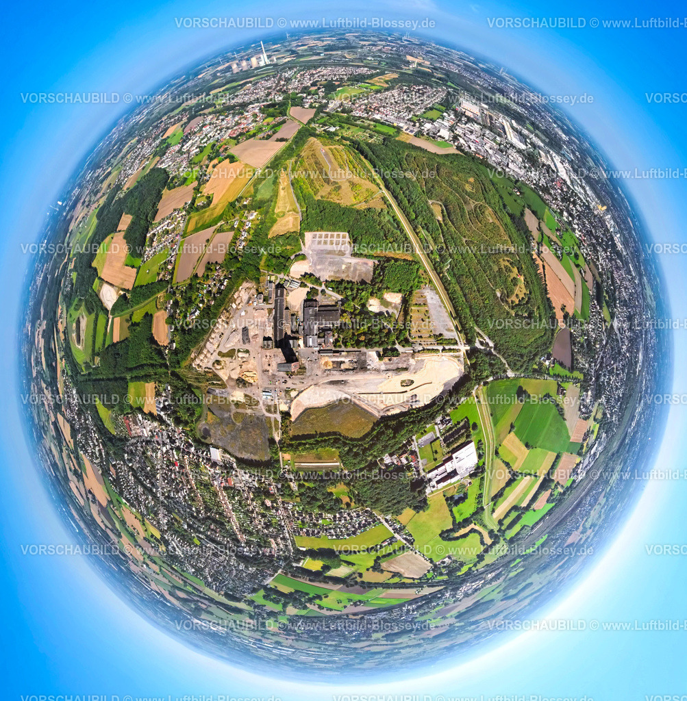 Hamm250808909Zeche-Heinrich-Robert | Luftbild, CreativRevier Hamm, ehemalige Zeche Bergwerk-Ost Heinrich-Robert, Erdkugel, Fisheye Aufnahme, Fischaugen Aufnahme, 360 Grad Aufnahme, tiny world, little planet, fisheye Bild, Stadtbezirk Herringen, Hamm, Ruhrgebiet, Nordrhein-Westfalen, Deutschland