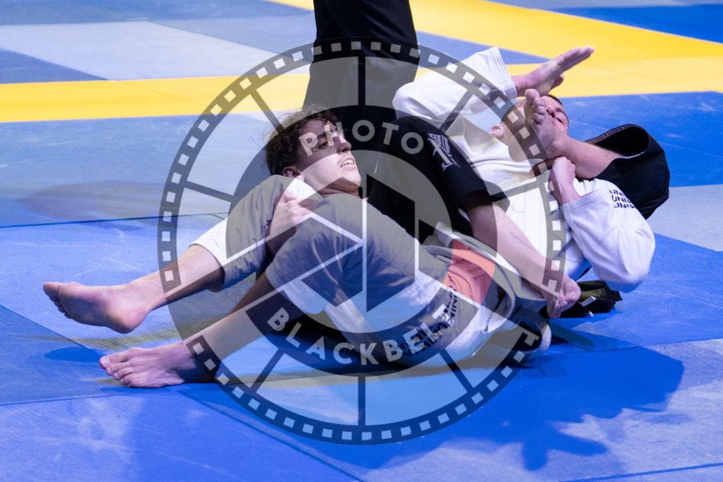 20240119PBB1094 | Fighters compete during the IBJJF European Championship in Paris, France, on January 19, 2024.