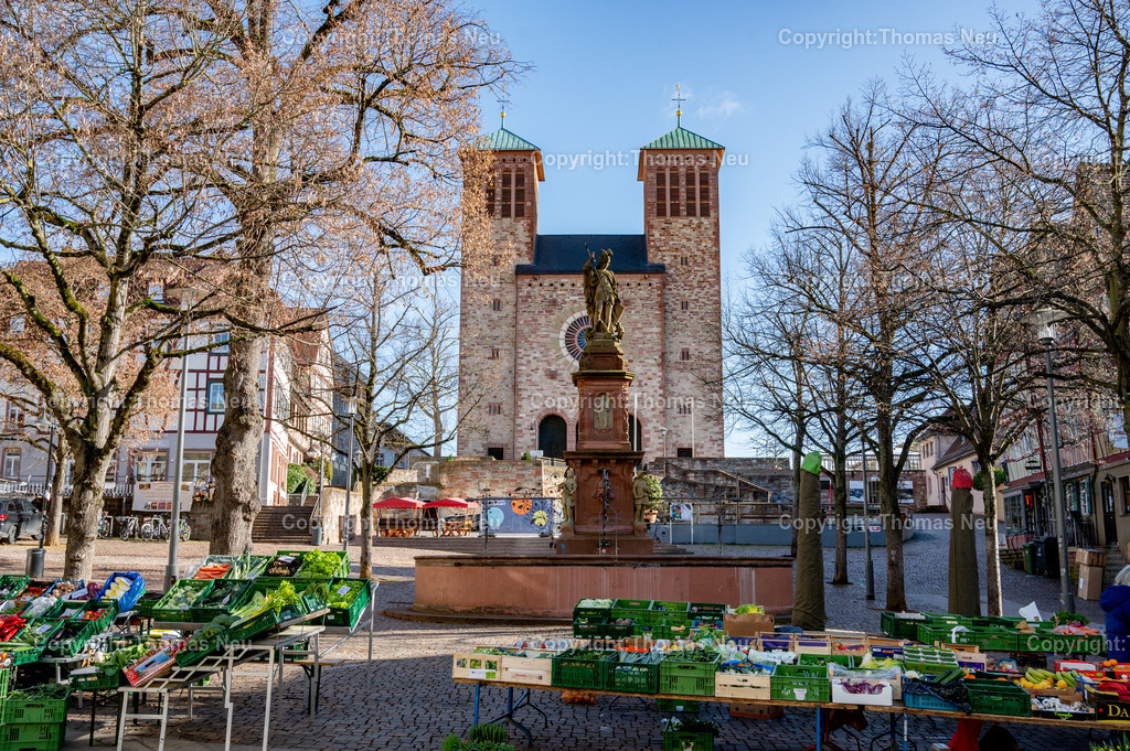 Marktplatz -Bensheim-Marktbrunnen-Kirche-Sankt_Georg--005-Fotografie_Thomas_Neu | bbe, Bensheim Thema Schorschblick, Marktplatz , Sankt georg, ,, Bild: Thomas Neu