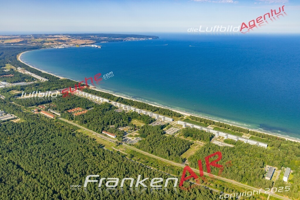 Luftbild Vs Google Maps  Prora  Binz -Das Luftbild wurde 2025 vom UL-Flugzeug heraus erstellt ( keine Drohnenluftbilder ) - Hochauflösende Luftaufnahme -Nicht vergleichbar mit Google Maps oder Satelittenbilder- Die Geschenkidee !Mit Lizenz und Bildrechte bestellbar