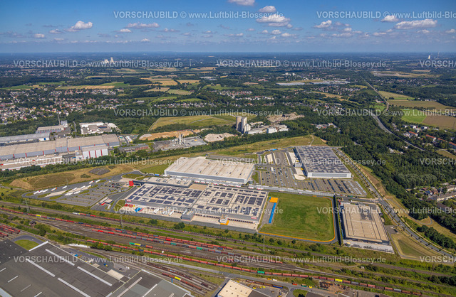 Dortmund240800468 | Luftbild, Westfalenhütte Gewerbegebiet, Hoesch Areal, Logistik Zentrum, Blick auf Dortmund, Borsigplatz, Dortmund, Ruhrgebiet, Nordrhein-Westfalen, Deutschland