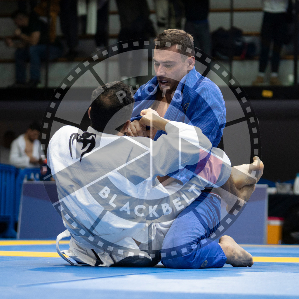 20240119PBB2302 | Fighters compete during the IBJJF European Championship in Paris, France, on January 19, 2024.