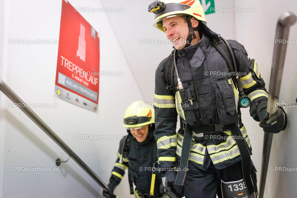 KölnTurm Treppenlauf; Köln, 03.08.2025 | Impressionen vom KölnTurm Treppenlauf am 03.08.2025 in Köln (Nordrhein-Westfalen). 