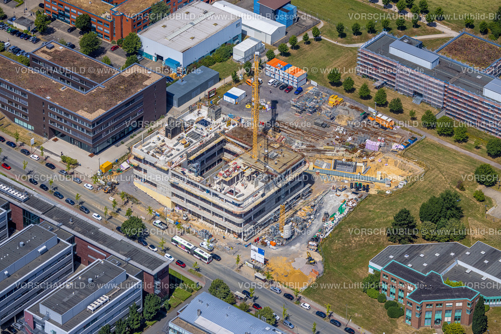 Dortmund220705758 | Luftbild, Technische Universität Dortmund mit Baustelle für das For­schungs­zen­trum CALEDO, Campus Nord, Eichlinghofen, Dortmund, Ruhrgebiet, Nordrhein-Westfalen, Deutschland