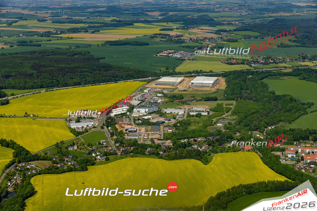 Die Luftaufnahme Crumbach - Hainichen wurde 2022 vom Flugzeug aus (keine Drohne) erstellt. Hohe Auflösung -für große Poster und Wandbilder geeignet - Garantiert!