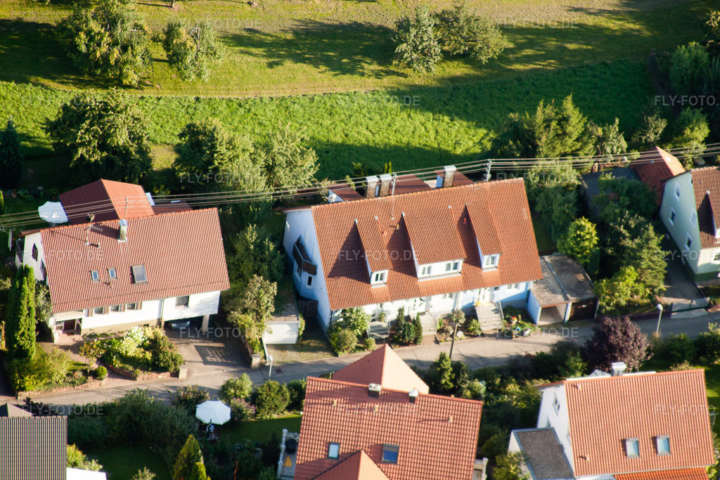 Luftbild: Mühlgasse im Ortsteil Gräfenhausen in Birkenfeld im Bundesland Baden-Württemberg in Deutschland. Foto: IMG_32611.jpg vom 21.08.2010 durch Werner Riehm/FLY-FOTO.de