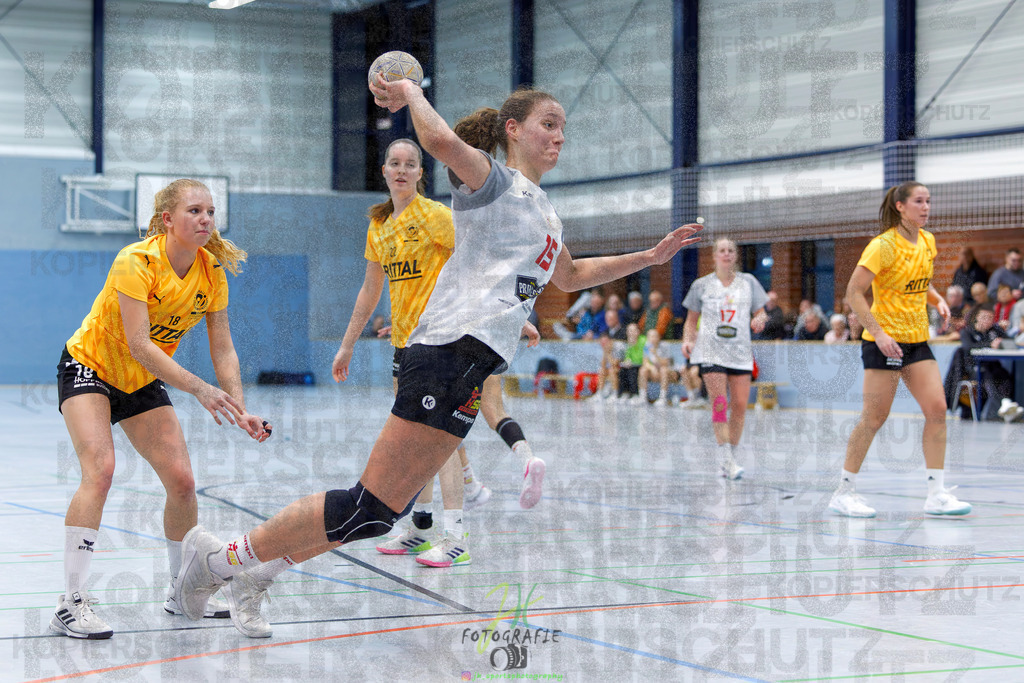 Frauen Oberliga Mitte (HHV); HSG Eibelshausen/Ewersbach - HSG Wettenberg II | Frauen Oberliga Mitte (HHV); HSG Eibelshausen/Ewersbach - HSG Wettenberg II am 13.12.2025 in Steinbrücken (Sporthalle am Hammerweiher)Photo © 2025 - Jörg Heinrich - Realisiert mit Pictrs.com