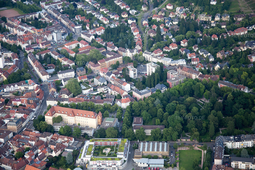 Luftbild: Entwicklungsgebiet der Industriebrache ehemaliges Pfaff-Gelände jetzt Raumfabrik im Ortsteil Durlach in Karlsruhe im Bundesland Baden-Württemberg in Deutschland. Foto: IMG_089268.jpg vom 10.06.2016 durch Werner Riehm/FLY-FOTO.de