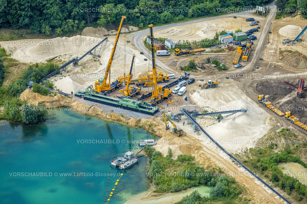 Haltern220602428 | Luftbild, Quarzwerke Köster und Weiken GmbH und See, Ahsen, Datteln, Ruhrgebiet, Nordrhein-Westfalen, Deutschland