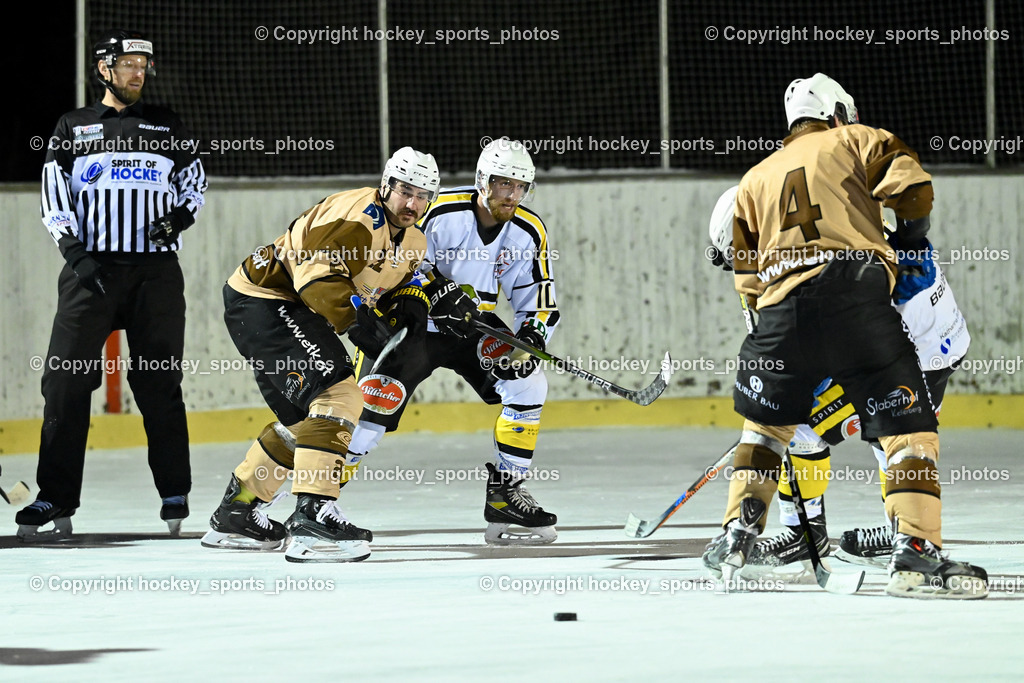 EC Kellerberg vs. Carinthian Team 28.1.2024 | Mike David Referee, #22 Matzke Timo, #10 Retter Sebastian