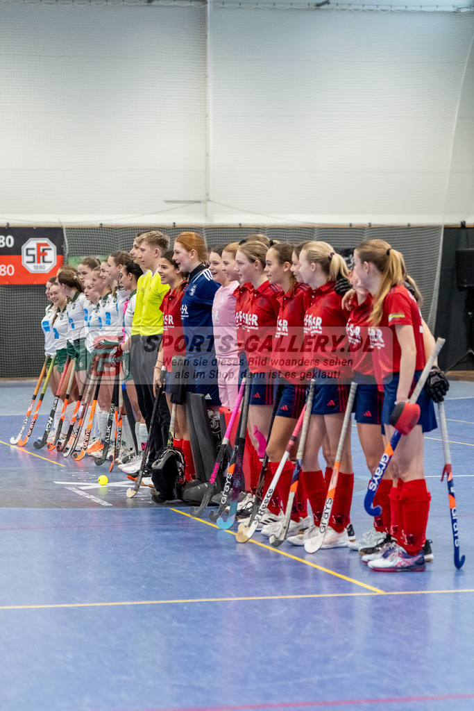 HK_20250223_103091 | Deutsche Meisterschaft wU14 Finale und Ehrungen am 23.2.2025 Düsseldorfer HC, Düsseldorf