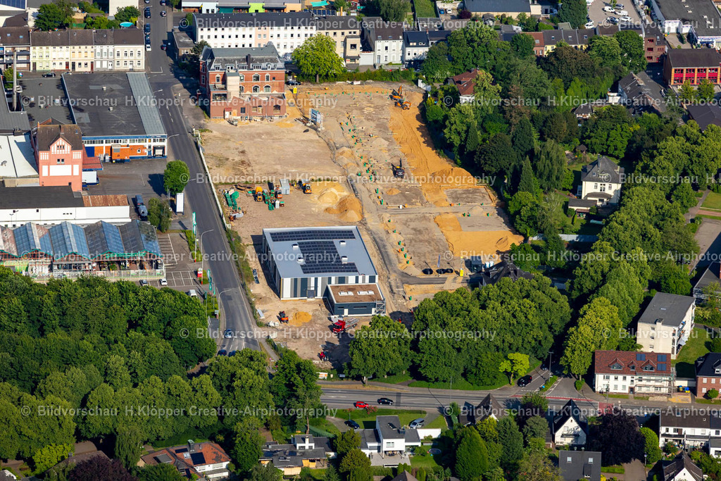 Luftbild Viersen-3522 (2) | Luftbildfotografie und Luftbild Mönchengladbach Luftbild Wohngebiets- Baustelle Wohngebiet einer Mehrfamilienhaussiedlung " Maria-Hilf- Terrassen " in Mönchengladbach - Realisiert mit Pictrs.com