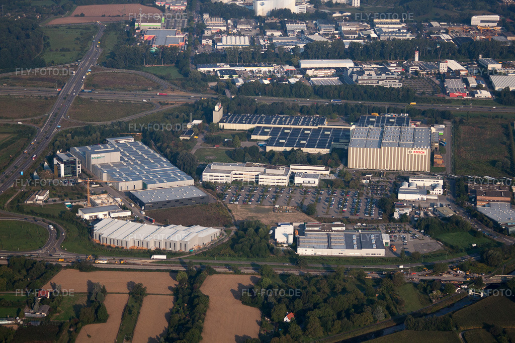 Luftbild: Herdweg im Ortsteil Durlach in Karlsruhe im Bundesland Baden-Württemberg in Deutschland. Foto: IMG_52860.jpg vom 05.09.2012 durch Werner Riehm/FLY-FOTO.de