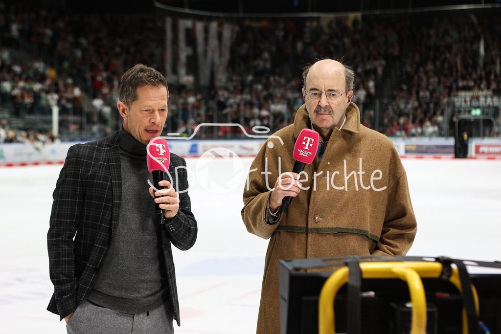 Augsburger Panther - Nürnberg ICE Tigers | Sascha BANDERMANN und Fritz von Thurn und Taxis analysieren das Retro Derby zwischen Augsburg und Nuernberg nach der Partie / DEL Retro Spiel / Magentasport / Magenta Sport