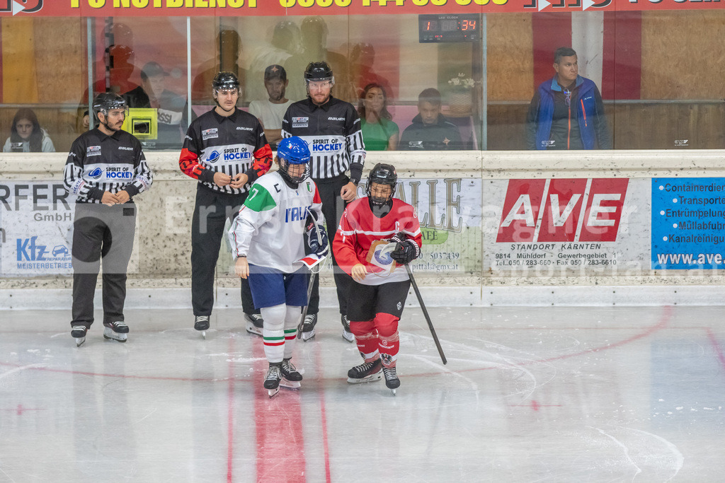 Dameneishockey | Dameneishockey, U18 Turnier am 31.08.2024 in Spittal (Eis-Sport-Arena - Sportzentrum Spittal), Austria, (Photo by Ernst Krawagner sport-fan.at) - Realisiert mit Pictrs.com
