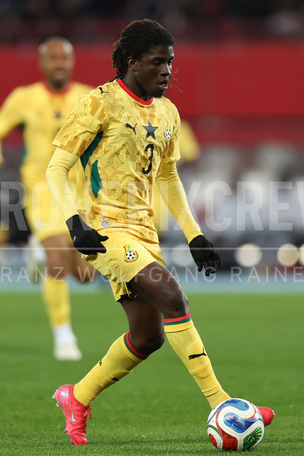 Austria vs Ghana – International Football Match    | VIENNA, AUSTRIA, 27.MAR.26 - SOCCER - OEFB international test match, Austria vs Ghana. The image shows Caleb Yirenkyi (Ghana).