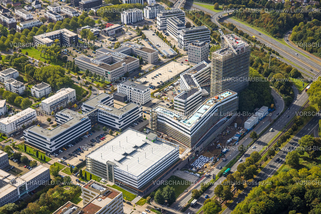 Dortmund231000095 | Luftbild, Stadtkrone-Ost, Baustelle mit Neubau, Direktion Continentale, Schüren, Dortmund, Ruhrgebiet, Nordrhein-Westfalen, Deutschland