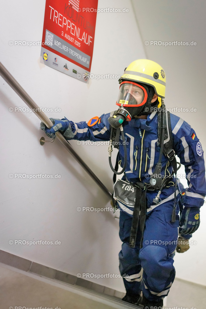 KölnTurm Treppenlauf; Köln, 03.08.2025 | Impressionen vom KölnTurm Treppenlauf am 03.08.2025 in Köln (Nordrhein-Westfalen). 