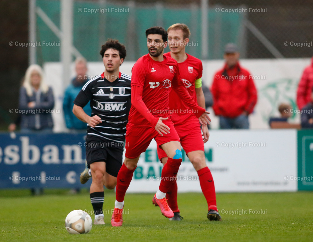 A_LUI_021124_0000007 | SPORT FUSSBALL REGINALLIGA MITTE 02.11.2024 ASKOE OEDT-LASK II IM BILD: BUENYAMIN KARATAS UND FLORIAN FELLINGER (OEDT) UND ENIS SAFIN (LASJK II) FOTO:FOTOLUI