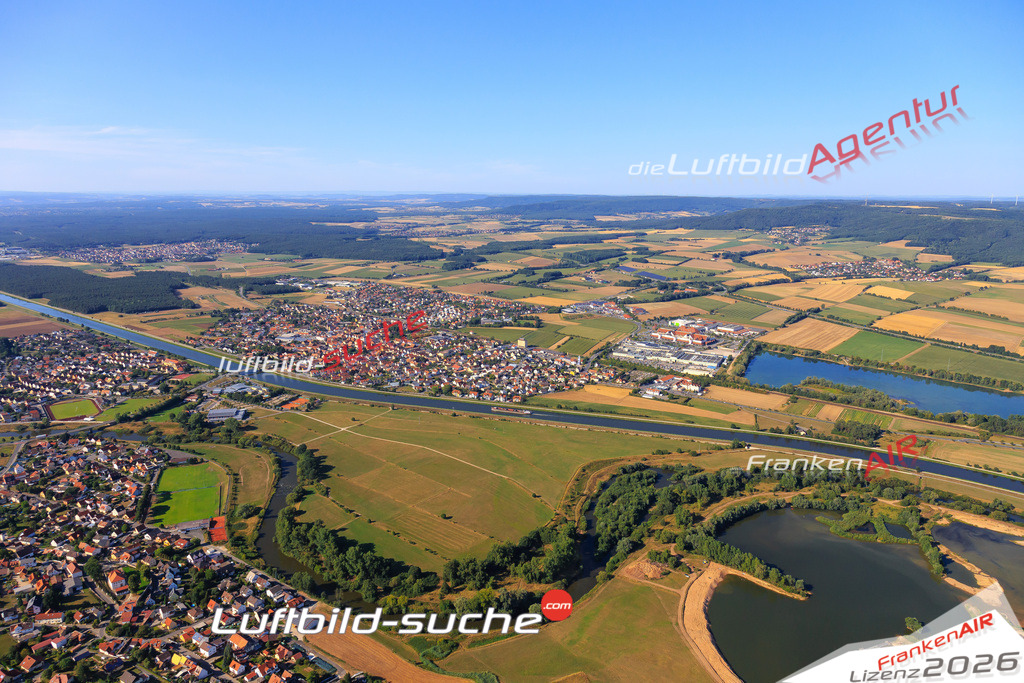 Die Luftaufnahme der Stadt Altendorf wurde vom UL-Flugzeug heraus erstellt ( keine Drohne )- hohe Auflösung für beste Qualität