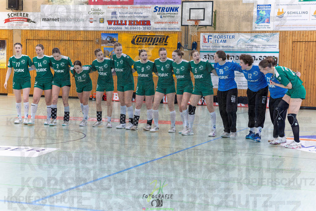 Jugendbundesliga wJA, Pokalrunde, HSG Kleenheim/Langgöns - Frisch Auf Göppingen | Jugendbundesliga wJA, Pokalrunde, HSG Kleenheim/Langgöns - Frisch Auf Göppingen am 28.02.2026 in Oberkleen (Weidig-Halle)Photo © 2026 - Jörg Heinrich - Realisiert mit Pictrs.com