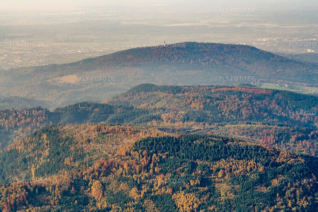 Luftbild: Fremersberg von Süden in Baden-Baden im Bundesland Baden-Württemberg in Deutschland. Foto: IMG_13982.jpg vom 11.10.2008 durch Werner Riehm/FLY-FOTO.de