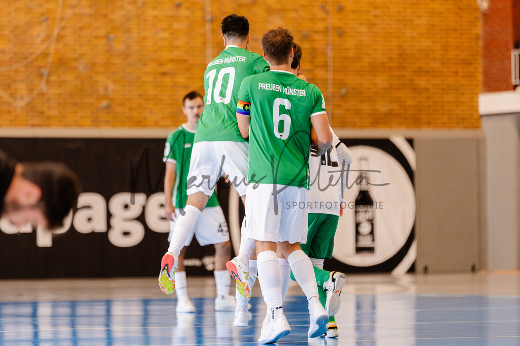 Futsal-Bundesliga, Saison 2025/2026, 4. Spieltag: SC Preußen Münster - SV Pars Neu-Isenburg | Futsal-Bundesliga, Saison 2025/2026, 4. Spieltag, SC Preußen Münster empfängt SV Pars Neu-Isenburg in der Universitäts-Sporthalle in Münster. Foto: sportfotografie.ms | Markus Paletta - Realisiert mit Pictrs.com