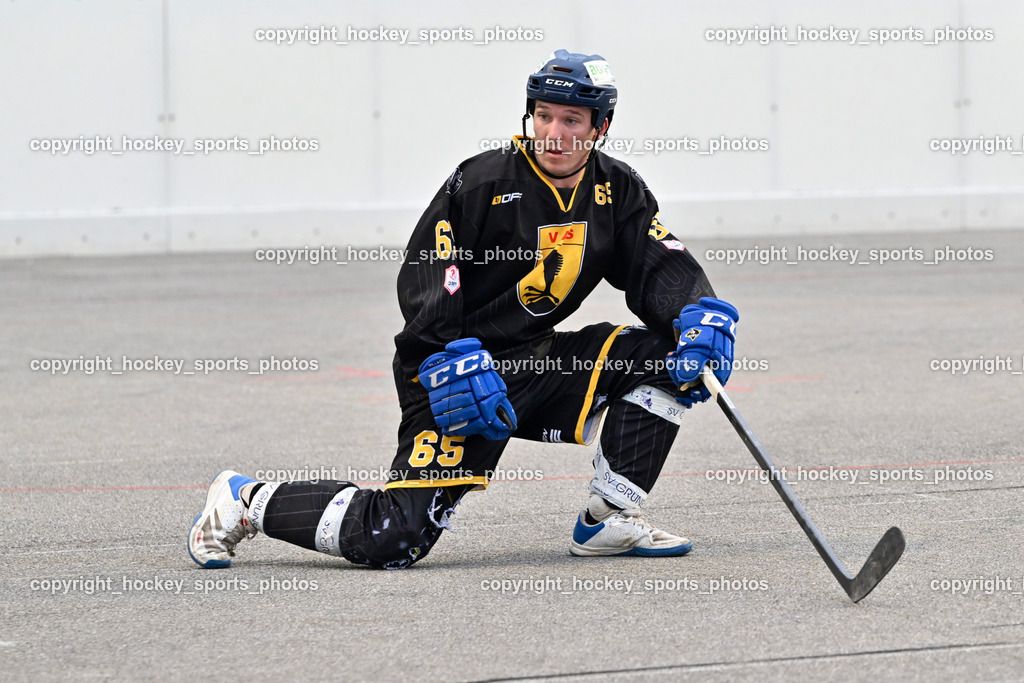 ASKÖ Hockey Villach vs. VAS Ballhockey  | #65 Ortner Stefan VAS Villach, ASKÖ Hockey Villach vs. VAS Ballhockey , ASKÖ Hockey Villach vs. VAS Ballhockey  am 06.07.2025 in Villach (Alpen Arena ), Austria, (Photo by Bernd Stefan)