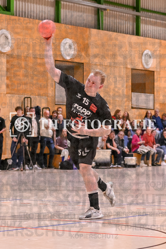 GER, SG Maulburg/Steinen - TV St. Georgen, Handball, Landesliga, 16. Spieltag, Saison 2023/2024, 17.02.2024 | Peter Assfalg (TV St. Georgen/Schw., #15)

GER, SG Maulburg/Steinen - TV St. Georgen, Handball, Landesliga, 16. Spieltag, Saison 2023/2024, 17.02.2024

Foto: TH Fotografie/Thomas Hess