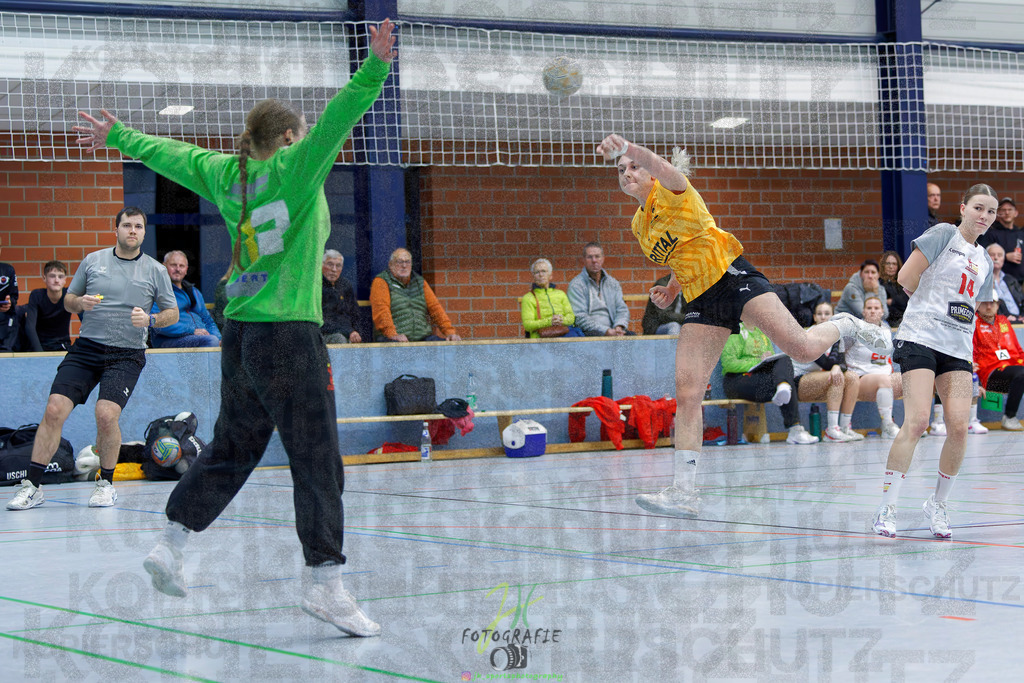 Frauen Oberliga Mitte (HHV); HSG Eibelshausen/Ewersbach - HSG Wettenberg II | Frauen Oberliga Mitte (HHV); HSG Eibelshausen/Ewersbach - HSG Wettenberg II am 13.12.2025 in Steinbrücken (Sporthalle am Hammerweiher)Photo © 2025 - Jörg Heinrich - Realisiert mit Pictrs.com