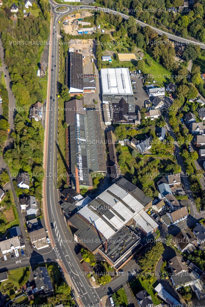 Hilchenbach230911253 | Luftbild, Allenbacher Gewerbepark An der Ferndorf mit Hammerwerk Vorlaender GmbH, Allenbach, Hilchenbach, Siegerland, Nordrhein-Westfalen, Deutschland