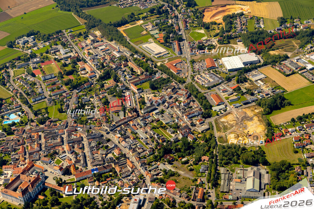 Das Luftbild zeigt :  Waldsassen - Die Luftaufnahme wurde 2023 vom UL-Flugzeug aus erstellt ( keine Drohne ) - Hochauflösende Luftaufnahme - Für grossformatige Ausdrucke geeignet. Die Geschenkidee !Mit Lizenz und Bildrechte bestellbar