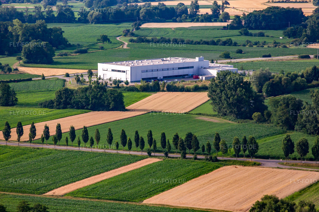 Luftbild: ADA Cosmetics International GmbH im Ortsteil Bodersweier in Kehl im Bundesland Baden-Württemberg in Deutschland. Foto: IMG_30240.jpg vom 09.07.2010 durch Werner Riehm/FLY-FOTO.deADA Cosmetics