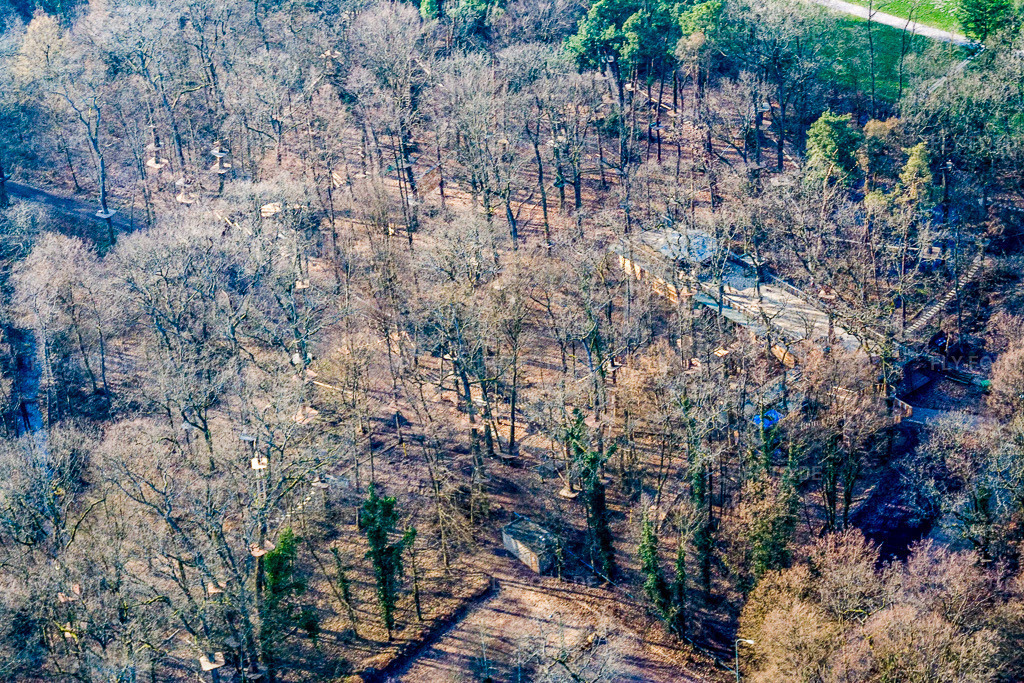 Luftbild: Fun Forest: Abenteuerpark Kandel in Kandel im Bundesland Rheinland-Pfalz in Deutschland. Foto: IMG_5484.jpg vom 21.02.2007 durch Werner Riehm/FLY-FOTO.de