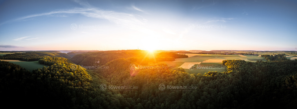 Roggental bei Sonnenuntergang | löwenblicke | shop