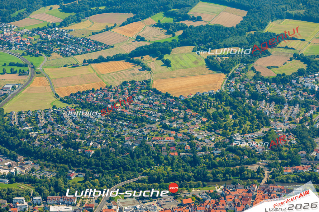 Wohngebiet Melsungen Bild- Das Luftbild wurde 2025 vom UL-Flugzeug heraus erstellt ( keine Drohne bzw. Drohnenaufnahme ) - Hochauflösende Luftaufnahme -Nicht vergleichbar mit Google Maps oder Satelittenbilder- Die Geschenkidee !Mit Lizenz und Bildrechte bestellbar - CC