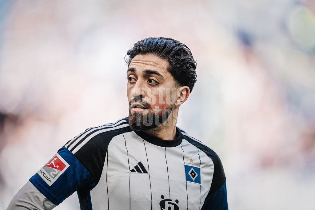 Fußball | Männer | Saison 2023/2024 | 2. Fußball-Bundesliga | 26. Spieltag | Hamburger SV vs. SV Wehen Wiesbaden | 17.03.2024 | Immanuel Pherai (#10, HSV) Portrait