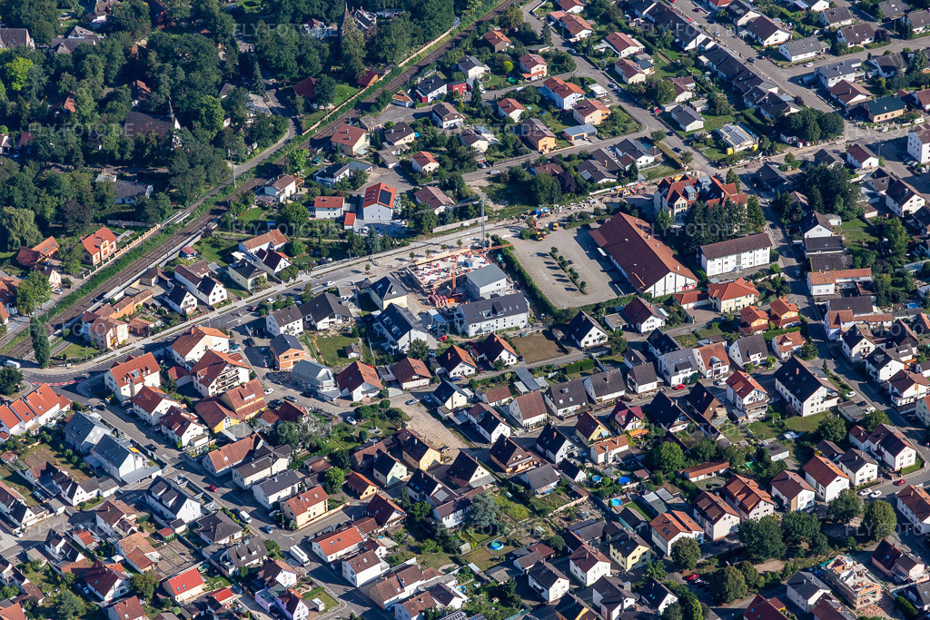 Luftbild: Penny, Buchstraße in Jockgrim im Bundesland Rheinland-Pfalz in Deutschland. Foto: IMG_128370.jpg vom 12.08.2021 durch Werner Riehm/FLY-FOTO.de