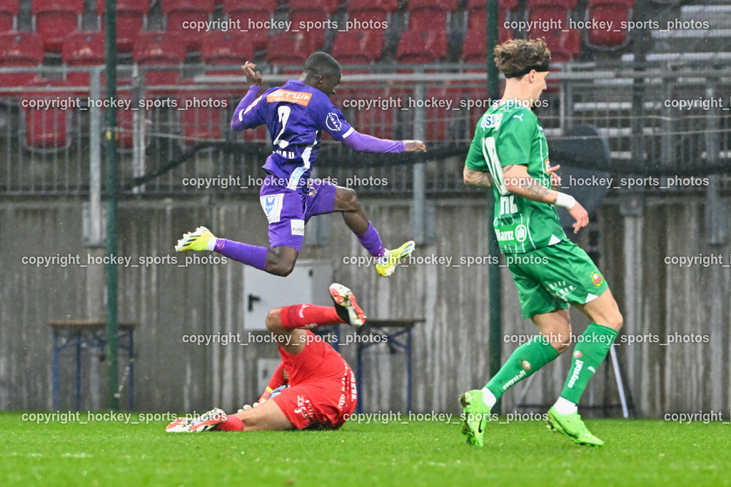 Austria Klagenfurt vs. SK Rapid 10.3.2024 | #45 Niklas Hedl, #2 Solomon Bonnah, #10 Christoph Lang