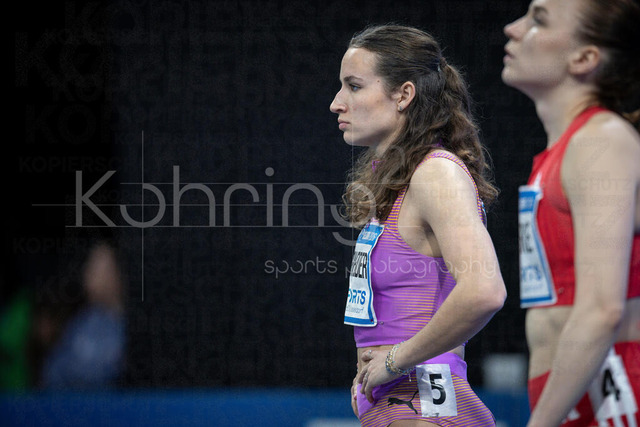 ISTAF Indoor; Duesseldorf, 24.01.2026 | DUESSELDORF, GERMANY - JANUARY 24:  Rosina Schneider (GER), 60m hurdles,  during the ISTAF Indoor Dusseldorf at PSD Bank Dome on January 24, 2026 in Duesseldorf, Germany. 
