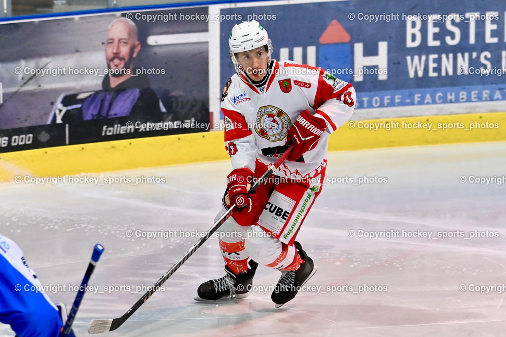 ESC Sparkasse Steindorf vs. ESV Ferlach | #10 Zusevics Zintis Nauris ESV Ferlach, ESC Sparkasse Steindorf vs. ESV Ferlach, ESC Sparkasse Steindorf vs. ESV Ferlach am 22.02.2026 in Steindorf  (Ossiachersee Halle ), Austria, (Photo by Bernd Stefan)