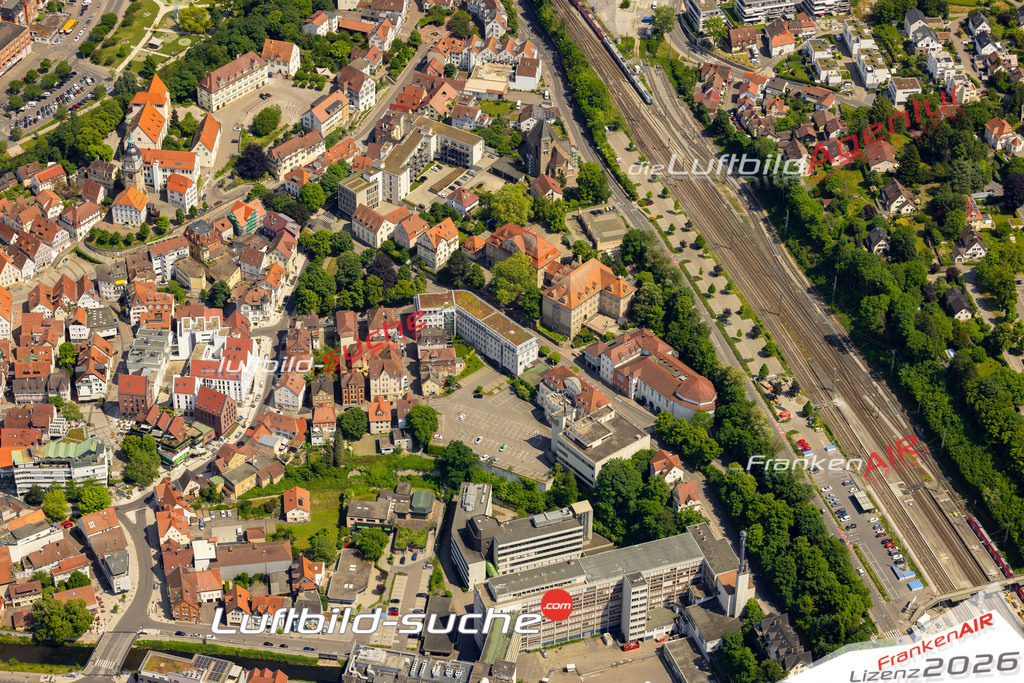 Das Luftbild zeigt  Backnang - Die Luftaufnahme wurde 2023 vom UL-Flugzeug aus erstellt ( keine Drohne ) - Hochauflösende Luftaufnahme - Für grossformatige Ausdrucke geeignet. Die Geschenkidee !Mit Lizenz und Bildrechte bestellbar