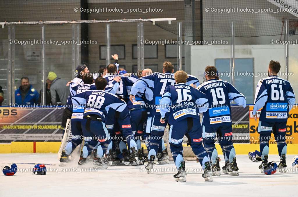 ESC Steindorf vs. EHC Althofen 8.3.2024 | ESC Steindorf vs. EHC Althofen 8.3.2024, ESC Steindorf vs. EHC Althofen Meisterfeier am 08.03.2024 in Steindorf (Ossiachersee Halle), Austria, (Photo by Bernd Stefan)